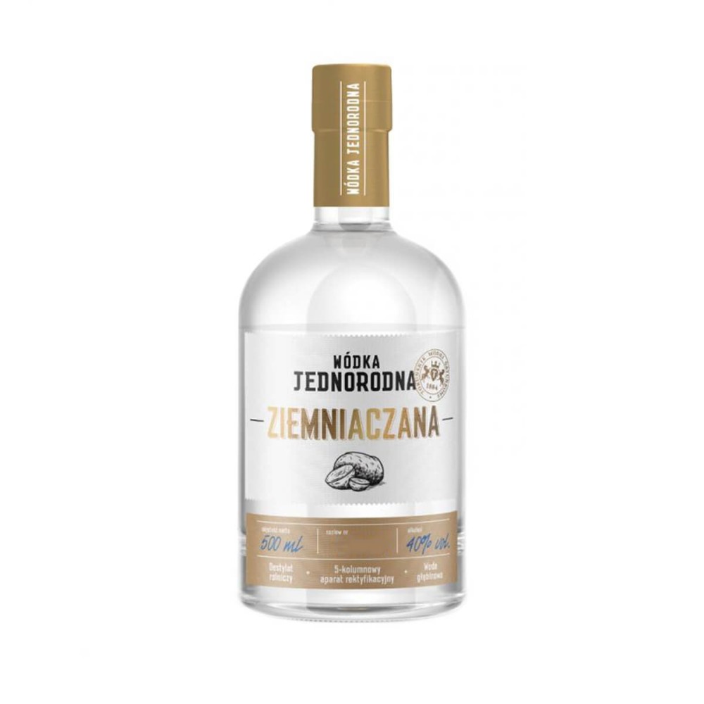 WÓDKA JEDNORODNA ZIEMNIACZANA 0,5L 40%