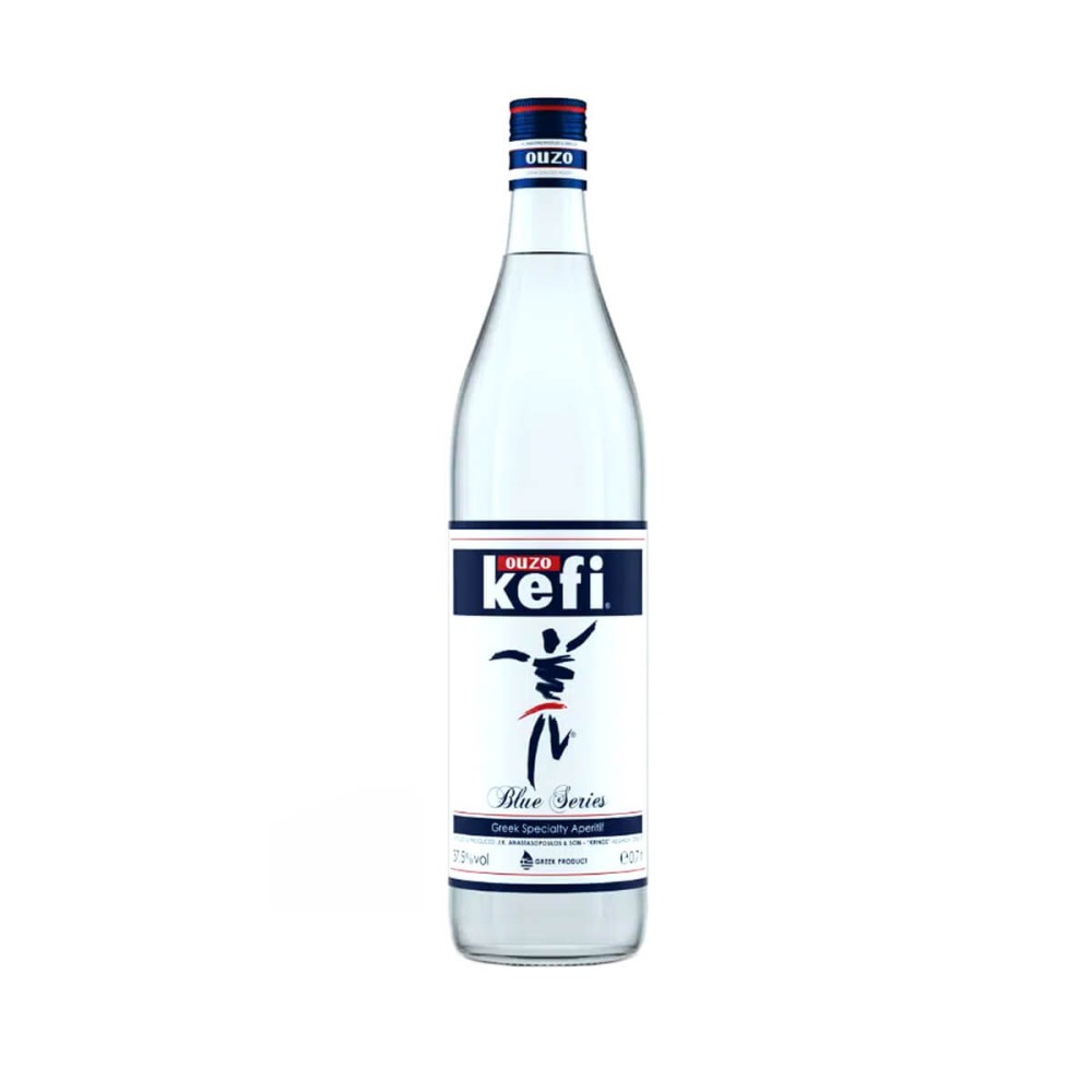 OUZO KEFI BLUE SERIES 0,7L 37,5%