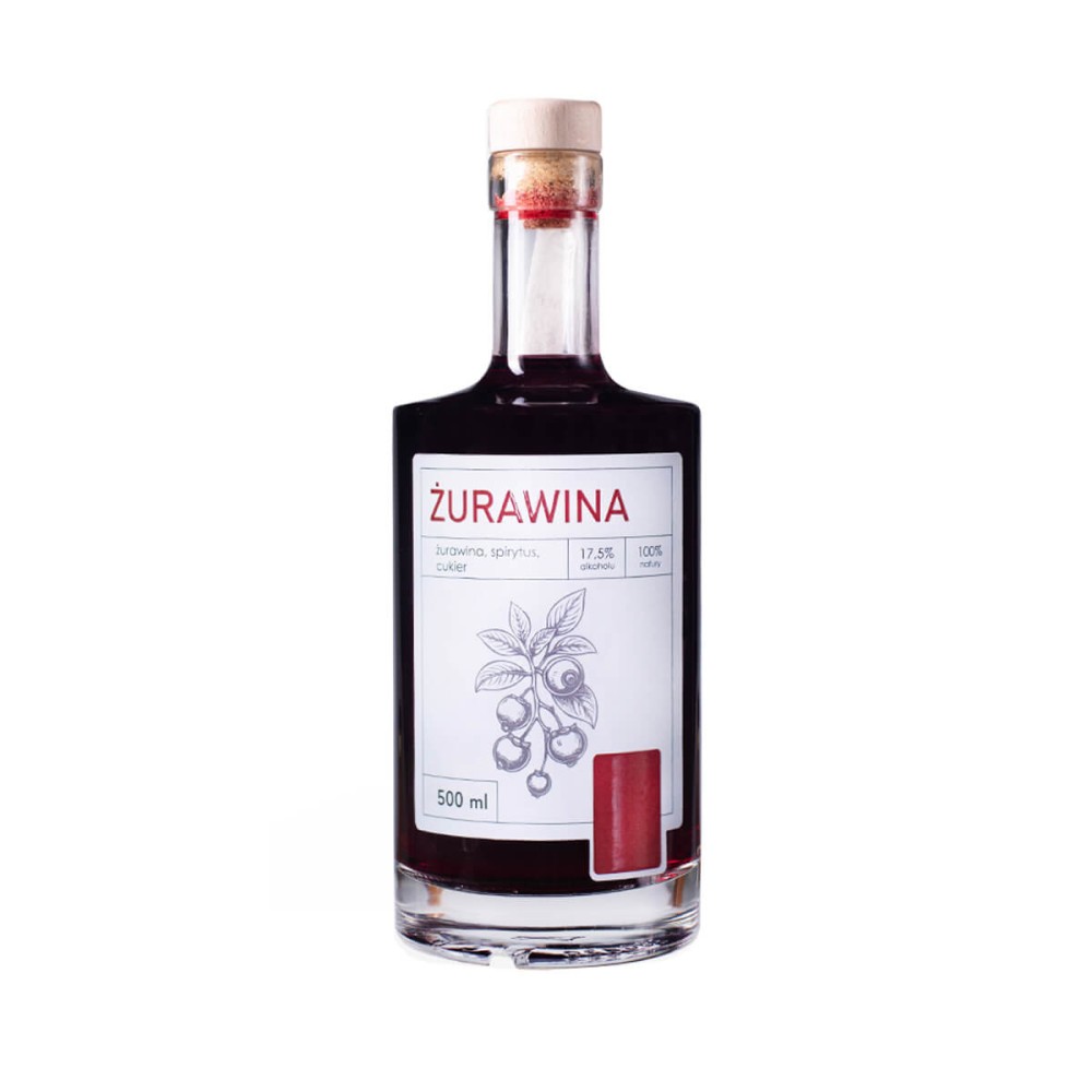 MANUFAKTURA NALEWEK ŻURAWINA 0,5L 17,5%