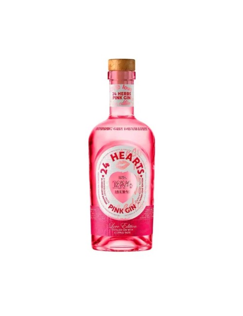 24 HERBS HEARTS PINK LOVE EDITION GIN 0,7L 40%
