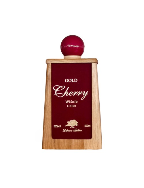 DĘBOWA POLSKA KARAFKA GOLD CHERRY LIKIER 0,5L 30%