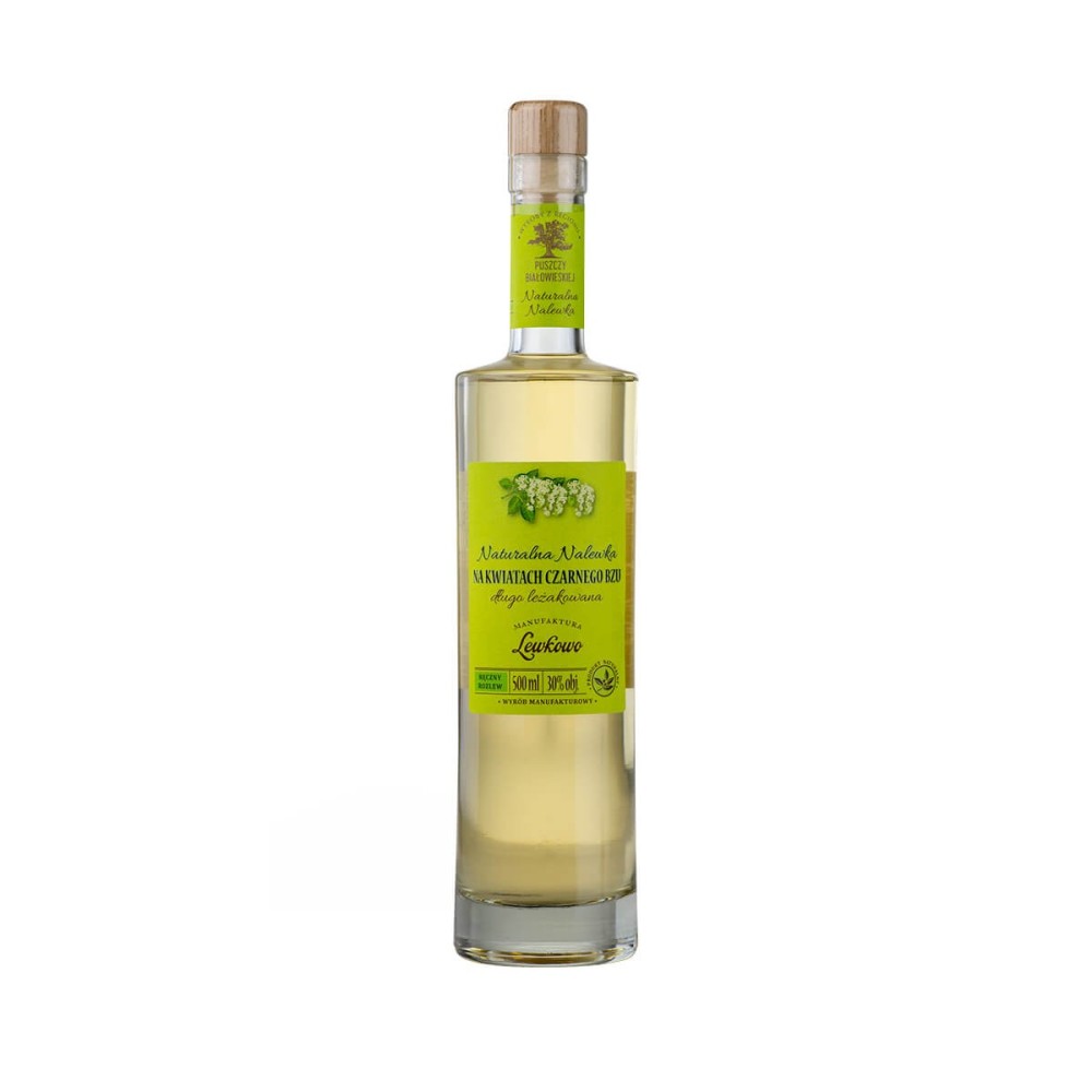 NALEWKA NATURALNA NA KWIATACH CZARNEGO BZU 0,5L 30%