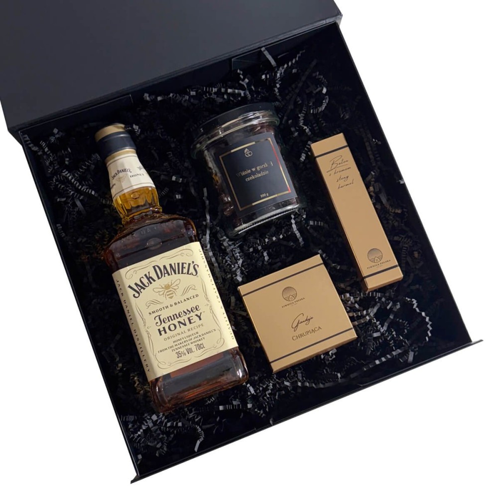 ZESTAW PREZENTOWY Z LIKIEREM JACK DANIEL'S HONEY